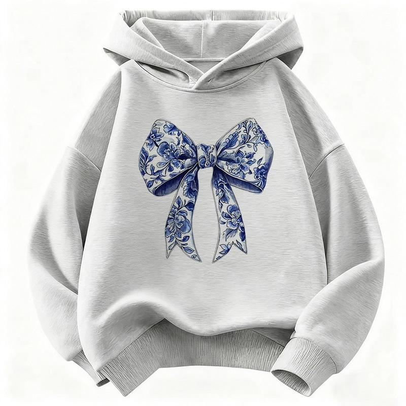 Girls Y2K Lover Bow Design Children'S Sweatshirt Cute Hoody For Boys Girls Spring Casual Hoodies Kids Clothes