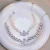Shijia Perła Zachodnia Cesarzowa Wdowa Pełna Diamentów Bransoletka Planeta Saturn Choker Vivian Temperament Lekki Luksus Biżuteria Ręczna