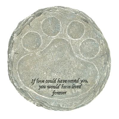 Pet Memorial Stone Resin Garden Memorial Tombstone Dog Cat Gravestone for Lawn BackyardType C Moss Color