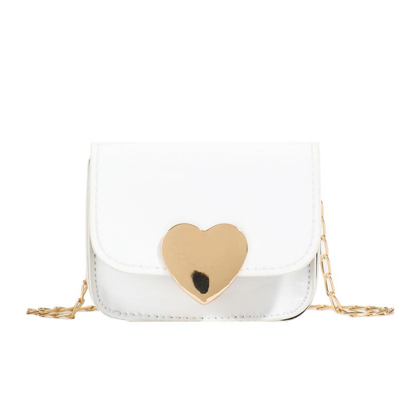 Chain Bag Love Kids Small Casual Crossbody Bag  Synthetic Leather Daily Use