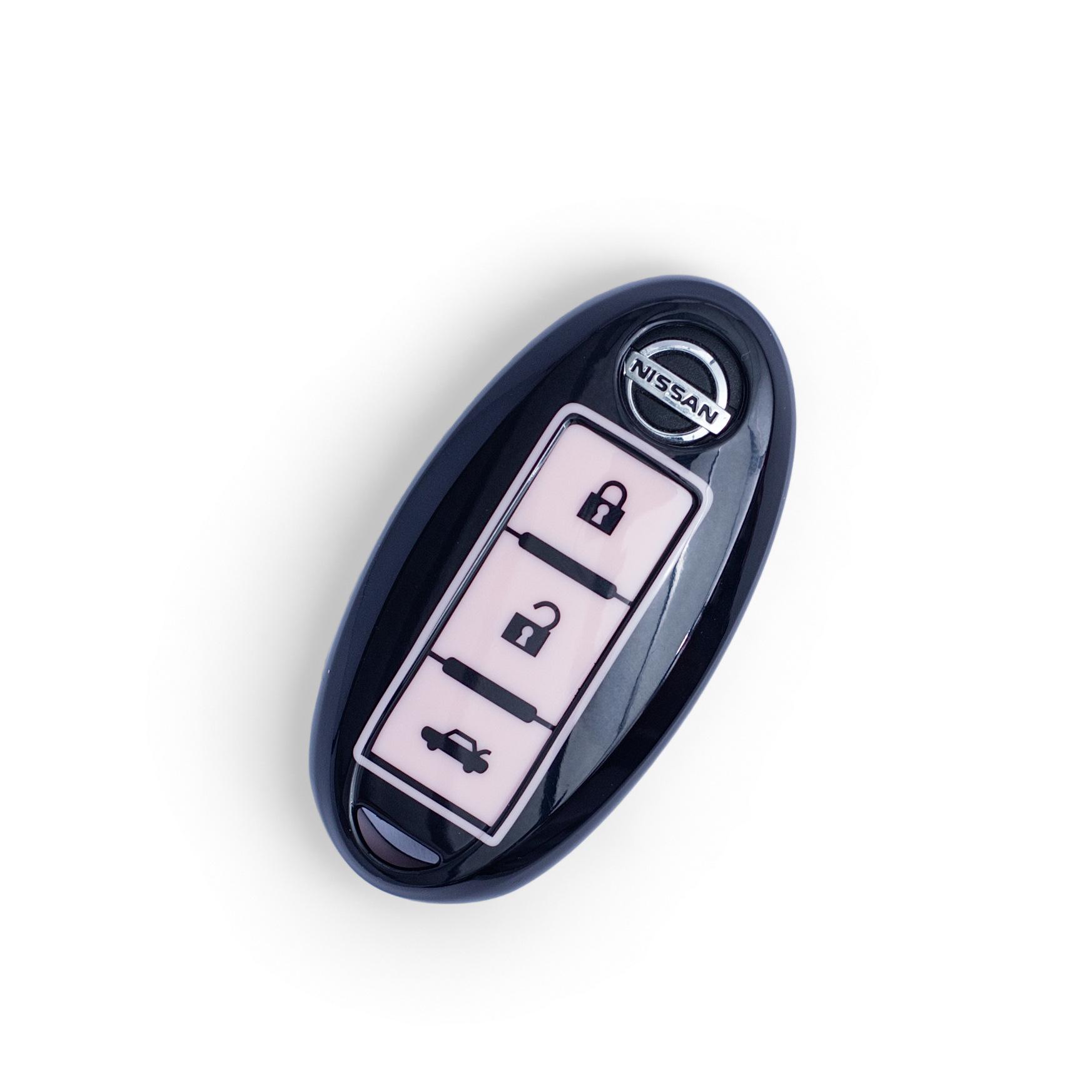 Nissan Key Case for Sylphy, Qashqai, X-Trail, Teana, Tiida, Classic Sylphy, Kicks, and Murano
