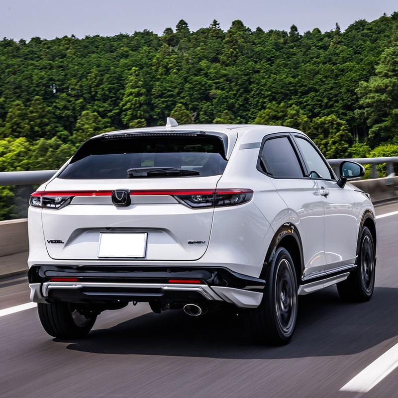 Compatible 21-25 Binzhi HRV/VEZEL/XRV Body Kit: Rear Diffuser, Front Lip, Side Skirts, Rear Spoiler, Grille.