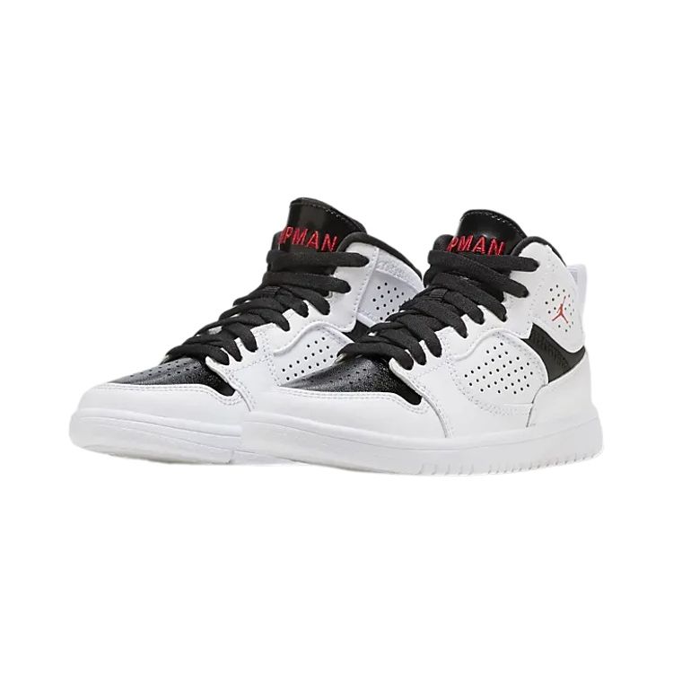 Air Jordan Access PS White Black Kids Sneakers Gym-Red AV7942-101