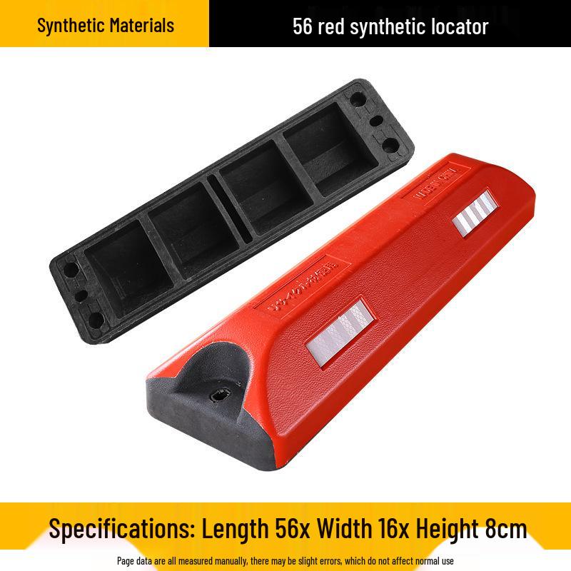 Rubber Parking Wheel Stopper: Anti-Collision PVC Wheel Limiter for Garages