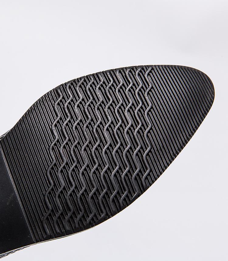 Men's British Style Tassel Loafers - Pointed Toe Leather Slip-on Formal & Casual Office Shoes