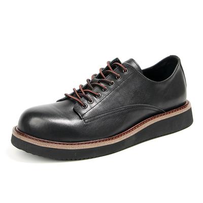 161-4 Pantofi din piele cu cap rotund cu cap mare Pantofi casual pentru bărbați Tendință de modă Pantofi pentru bărbați retro Pantofi cu platformă pentru brioșe Pantofi cu instrumente