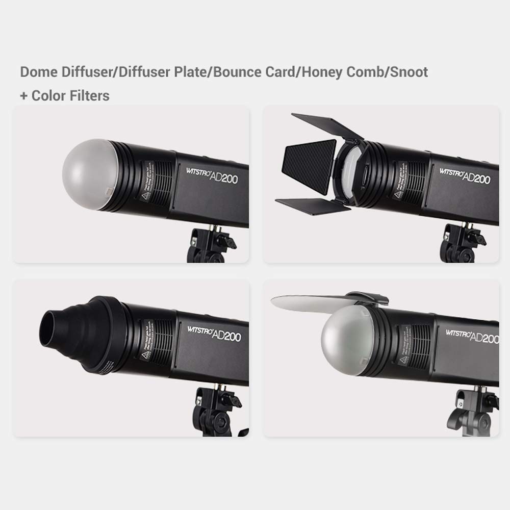 Godox AK-R1 Set Accessory Kit for H200R, Compatible with AD200, AD200Pro, and V1 Flashes