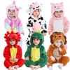 Kigurumi Cat Onesie Kids Unicorn Pajamas for Children Animal Cartoon Blanket Sleepers Baby Costume Winter Boy Girl Jumspuit