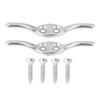 X AUTOHAUX Boat Flagpole Cleat Hook Skew 316 Stainless Steel