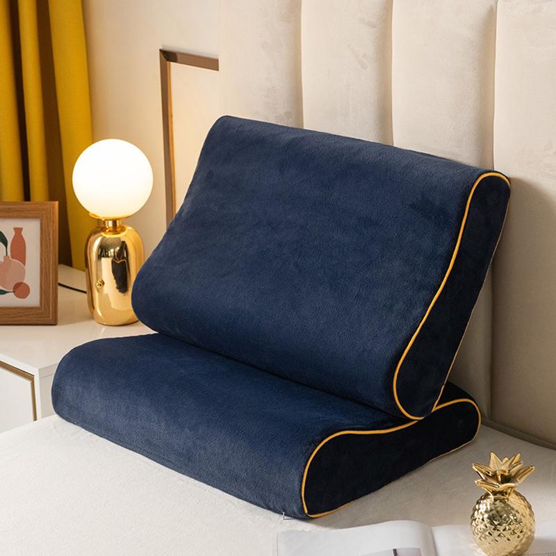 1PC Pillowcase Comfortable Pillow Cover Warm Pillow Case Memory Neck Pillow Milk Velvet Soft Pillow Towel Sleeping Skin-friendly