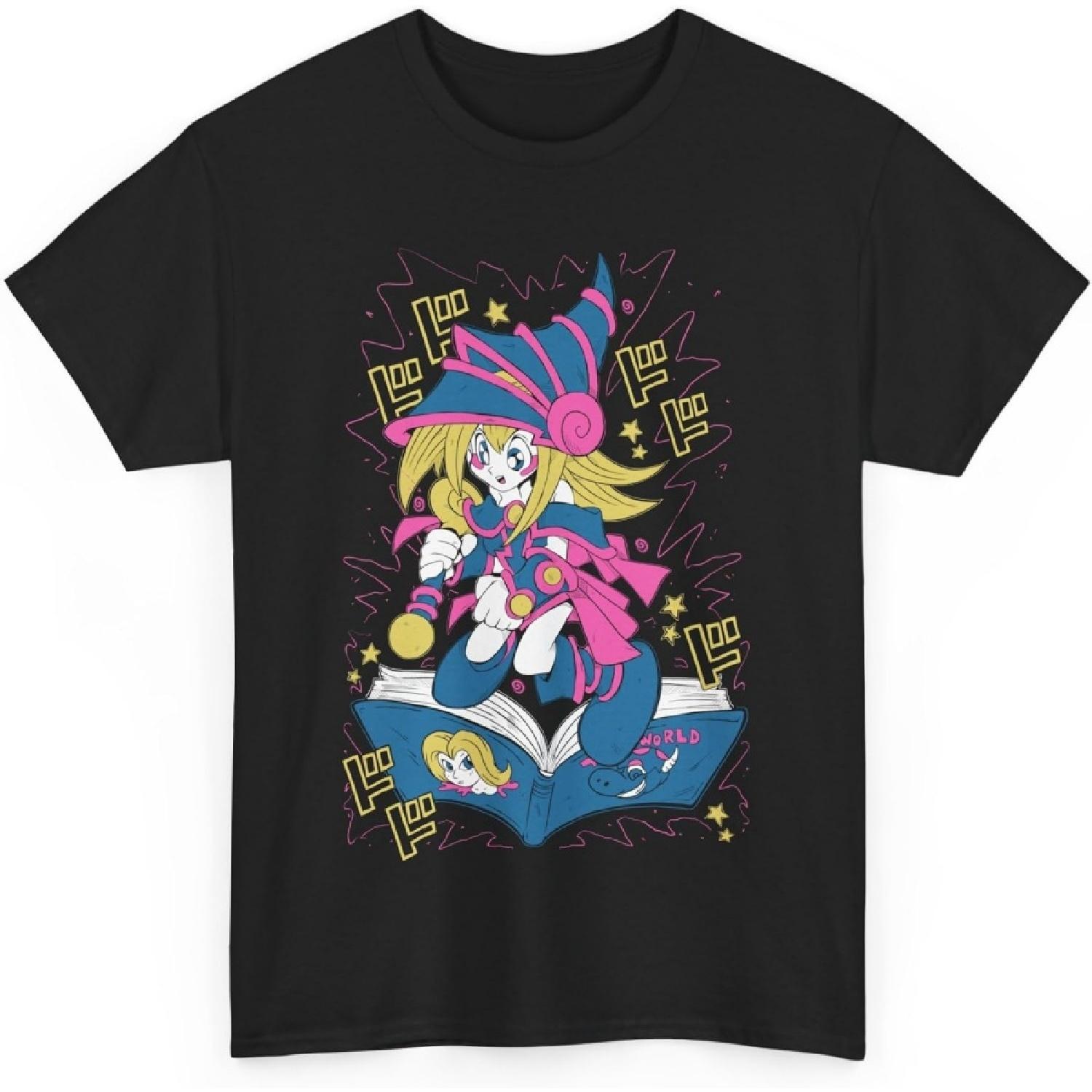 Dark Magician T-Shirt Graphic Tee Men Anime Vintage Unisex Girl Sexy Waifu Gift Soft Shirt Special Premium Exclusive M-09 S