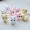 12Pcs Cute Cat Series Resin Decorations Diy Craft 3D Charms Cartoon Charms  Scrapbooking Accessories