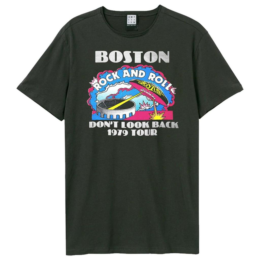 Amplified Unisex Adult Don't Look Back 79 Boston T-Shirt