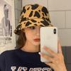 New Women Woolen Bucket Caps Trendy Cow Pattern Outdoor Travel Sun Hat Protection Fisherman Cap Fashion Shading Panama Hats