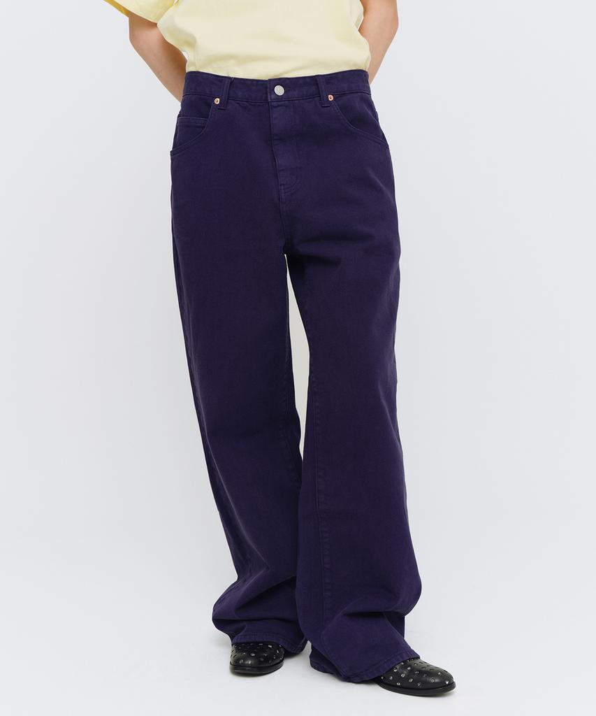 HELLO SUNRISE Sunrise Regular 5P Pants_Vtg Navy