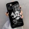 Aphex Twin-es Logo Phone Case For IPhone 17 Pro Max 16 15 14 Pro Max 13 11 X Xs Xr 8 7Plus Glass Cover