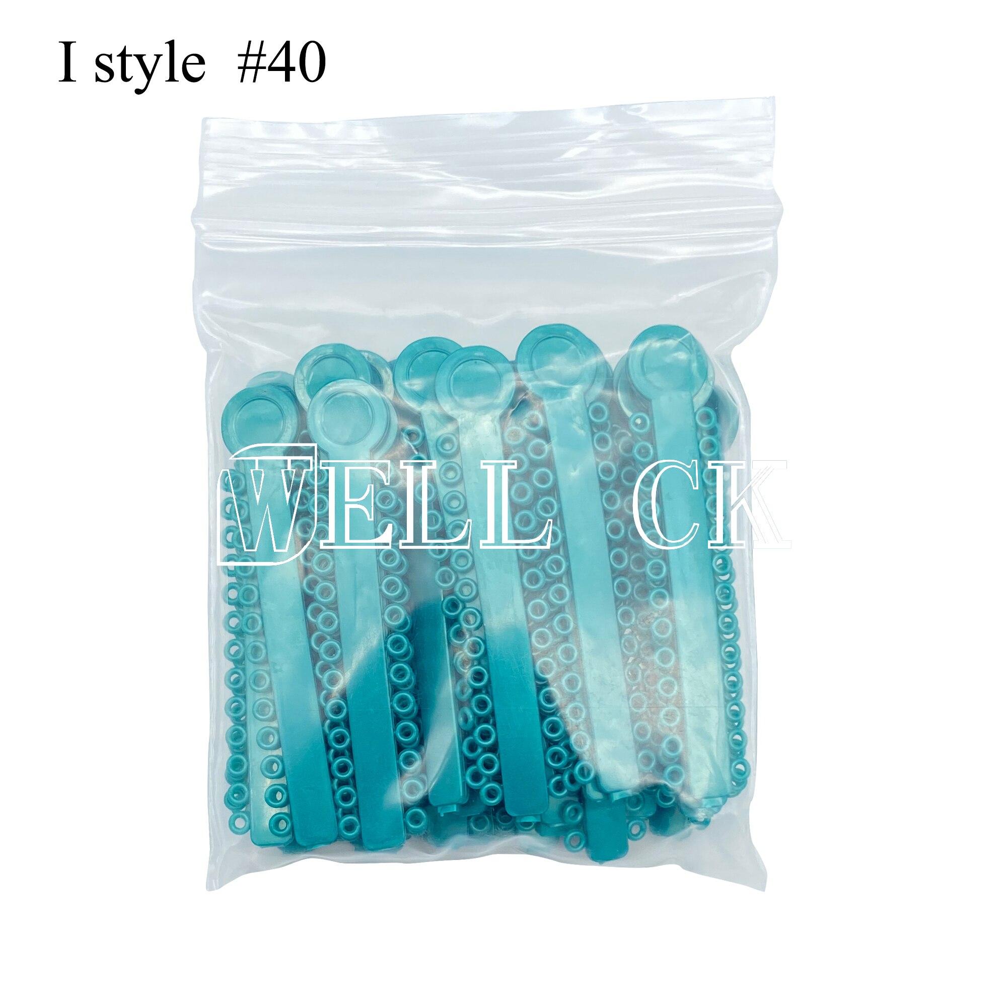 1040 Stück Dental Kieferorthopädie Ligatur Krawatten elastische Gummibänder Zahnarzt Materialien I style  40