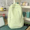 Schoolbag Korean Ins Cream Solid Color Floral Embroidery Student Backpack Fresh and Sweet Soft Girl Atmosphere Travel Backpack