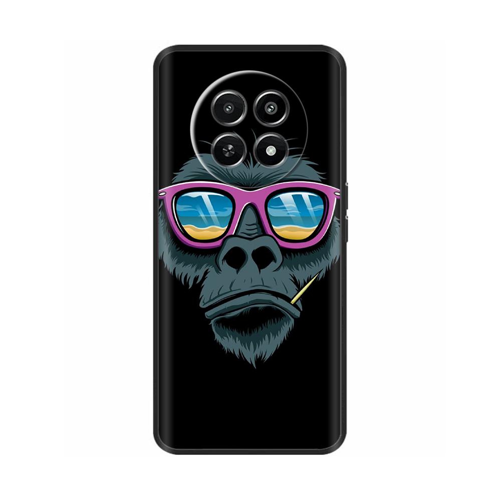 Cool Skull Case For Realme 12 5G Funda Soft Silicone Back Cover Cartoon Shockproof Cases For Oppo Realme 12X realme12 Bags Shell