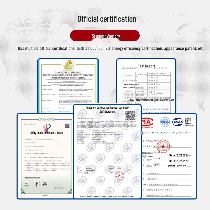 YVP/YVF2 380V Three-Phase Variable Frequency Motor 1.1/0.37/0.55 KW.