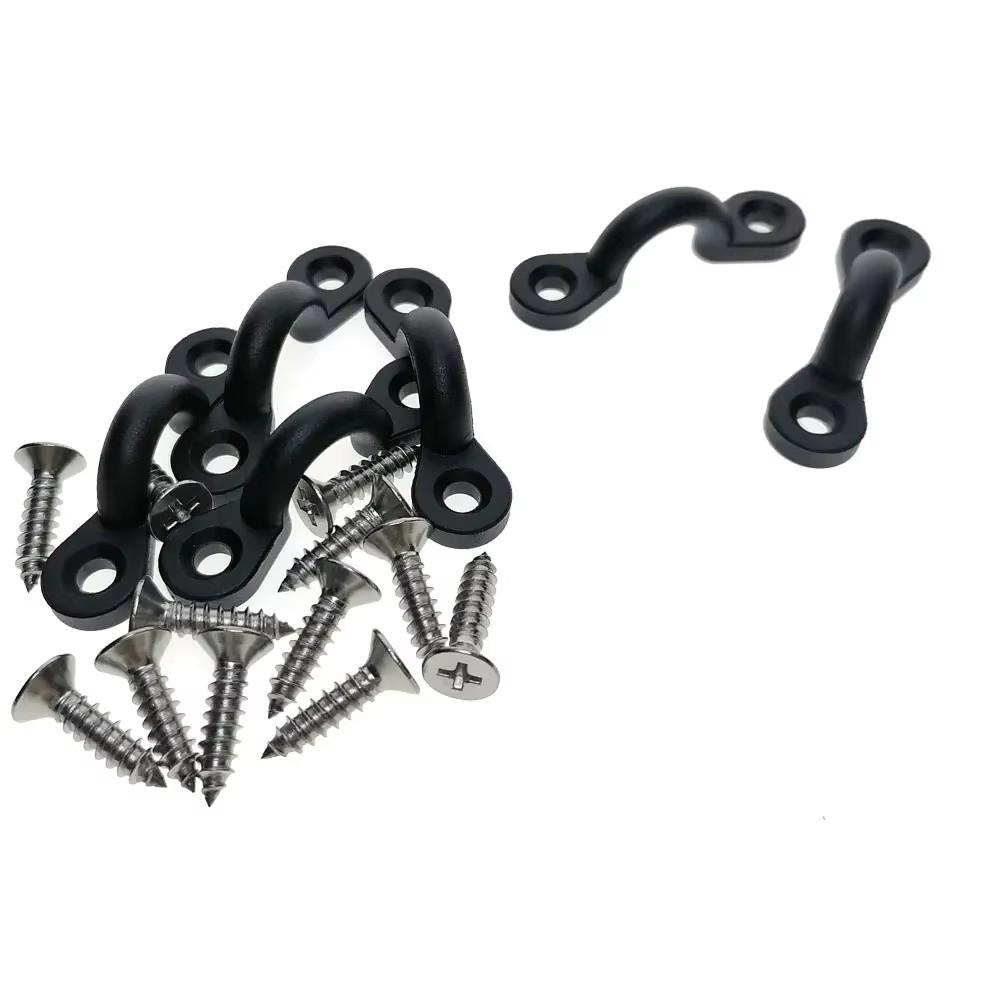 10Pcs/set Eye Hooks Kayak Pad Eye Kit Anchor Point Tool  Surfing Boat Yacht Deck Rigging Kit