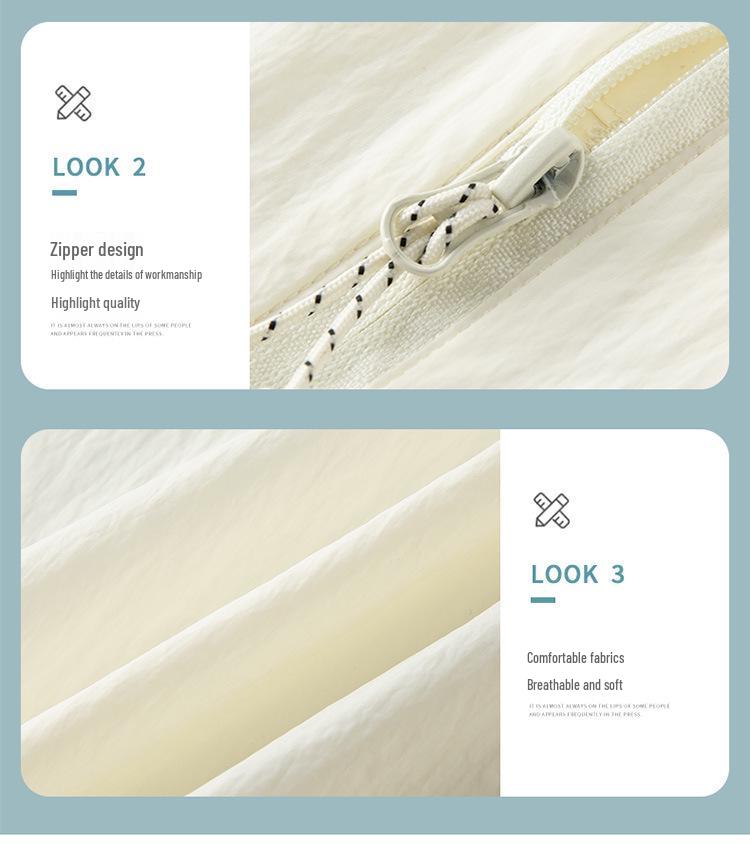 Unisex Summer 2025 Sunscreen Jacket - Lightweight, Breathable, Sun Protection for Men & Women