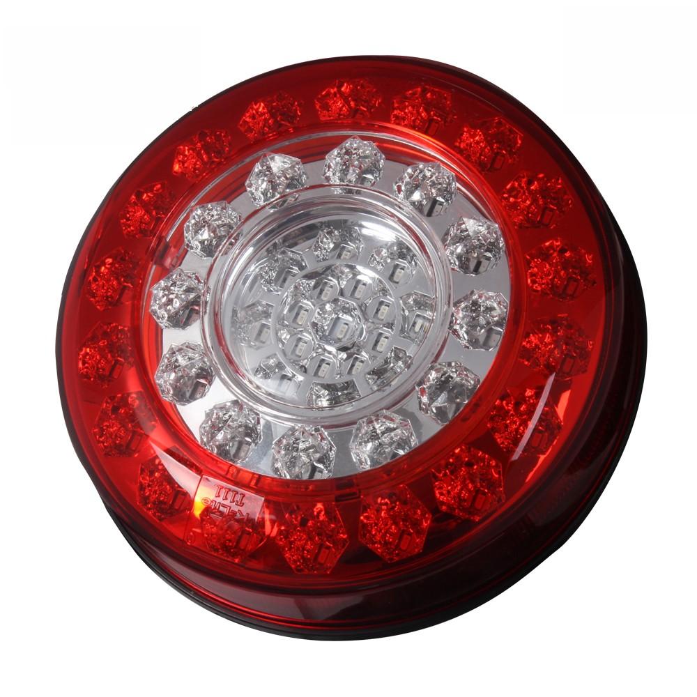 Factory Supply Round Tail Light Rear Lamp for the Trucks and Trailer RV 123mm