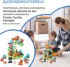Generisch Wooden Stacking Toys, Fun Interactive Fine Motor Activity, Educational Tabletop Game for Indoor School Classroom Family Adults