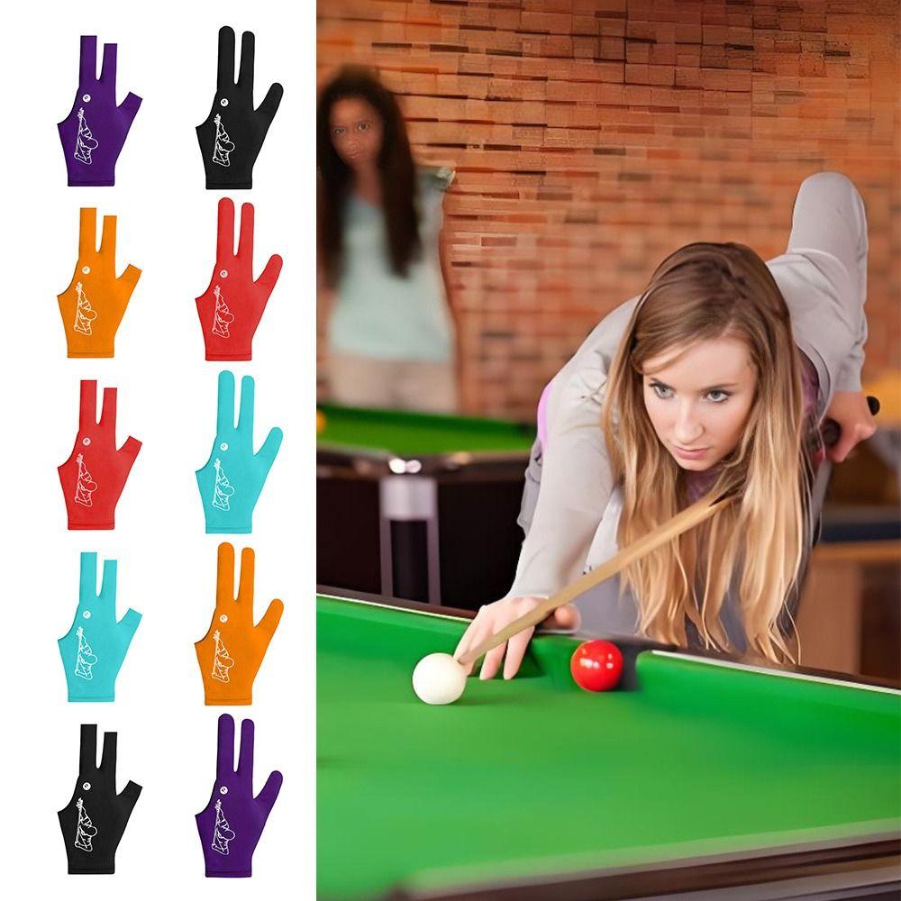 1 Stück rutschfester Billardhandschuh atmungsaktiver Snooker Billardhandschuh Billardzubehör