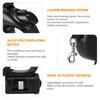 3 In 1 Black Plastic Portable Pet Automatic Retractable Traction Leash Rope with LED Light Garbage Bag for Dogs Cats