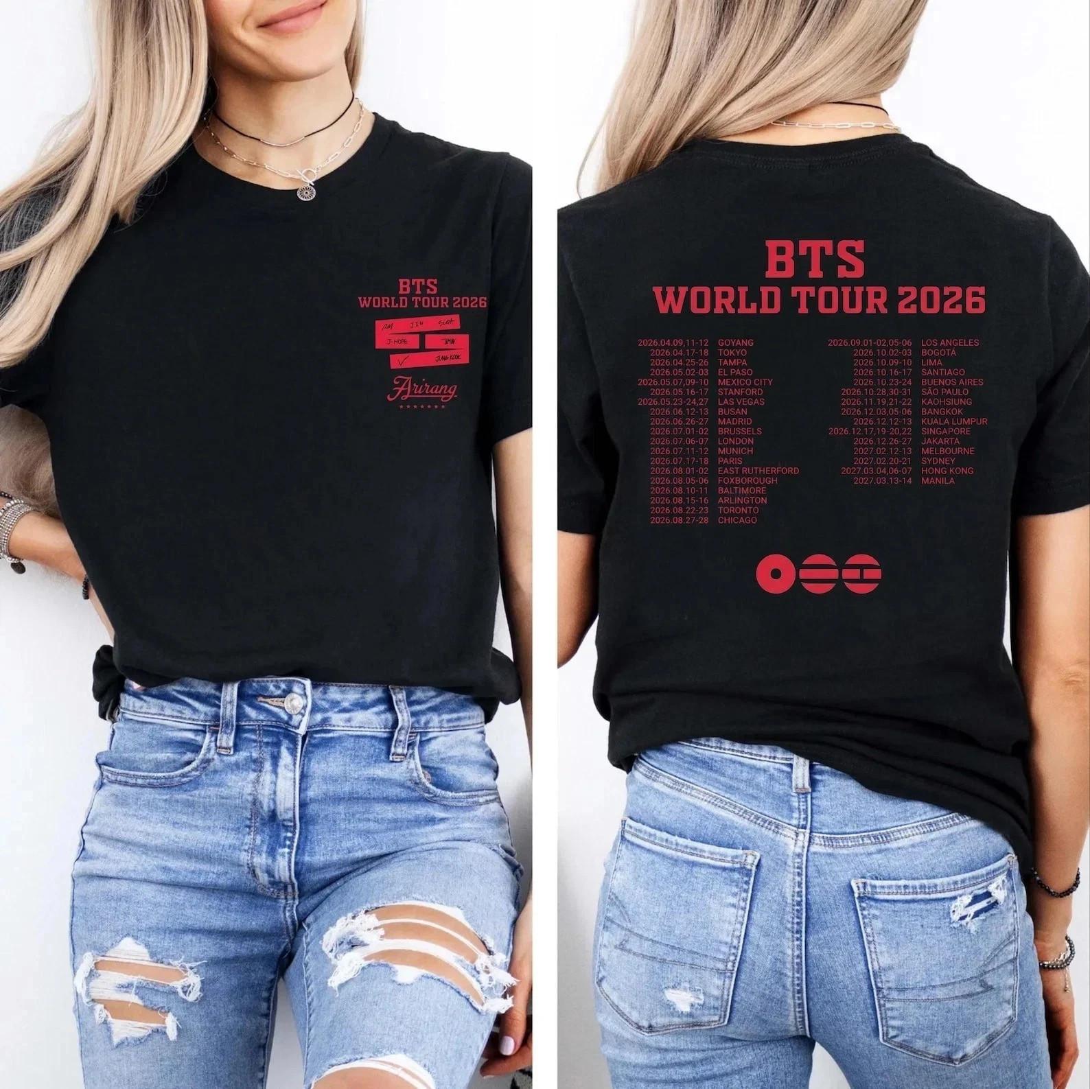 BTS World Tour 2026 T-Shirt, Bangtan Boys Comeback 2026 M