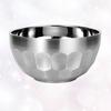 304 Stainless Steel Double Layers Insulated Bowl Silver 11.4cm Practical Rust Resistant Fingerprint Proof