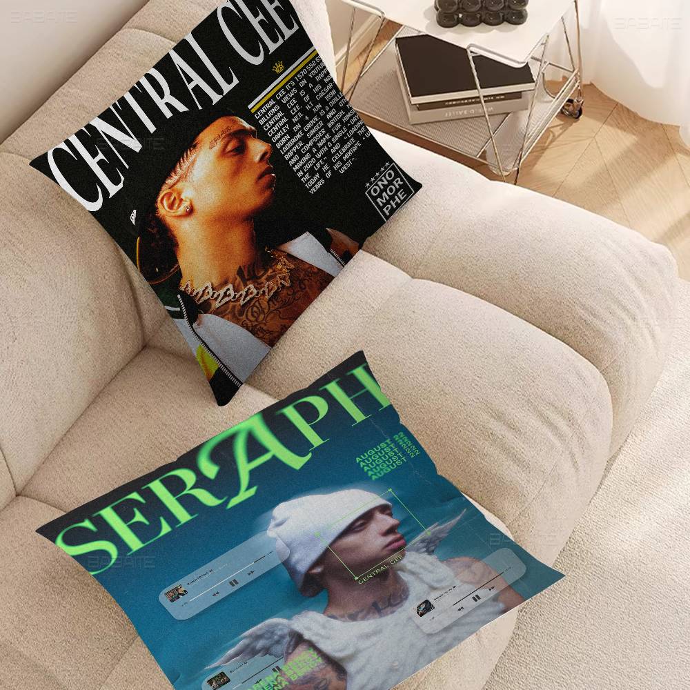 Singer Central Cee Personalized Pillow Dust Cover Bedroom Kids Party Decoration Pillowcase Birthday Children Gift
