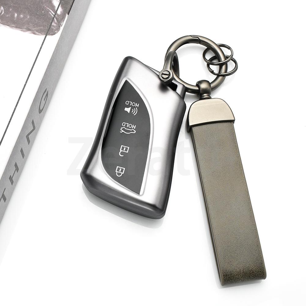 Fob Shell Protector For Lexus Es300H Es350 Us200 Us260H Ux Es Ux200 Ux250H Es200 3 4 Buttons Gun Grey Tpu Car Key Case Cover