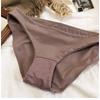 9 Color Women Seamless Panties Sexy Low Waist Milk Silk Comfort Breathable Briefs Buttock Cover Basic Shorts Ladies Lingerie