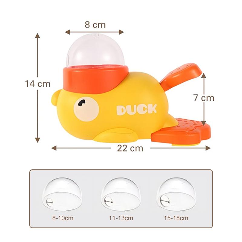 

Feeders for Cat Dog Supplies Pet Intelligence Exercise Cartoon Little Yellow Duck Shape Interactive Dog Toy Anti-slip Design Toy