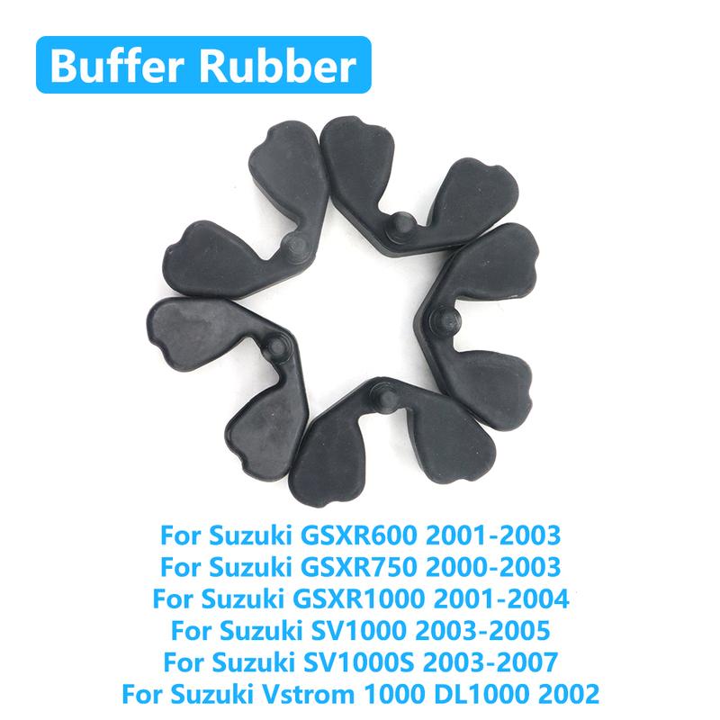 For Suzuki GSXR 600 750 1000 SV 1000 1000S Vstrom 1000 DL1000 Motorcycle Hub Damper Rear Wheel Drive Rubber Buffer Kit