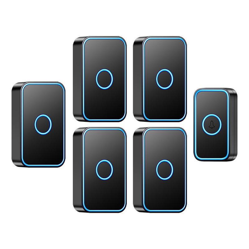Wireless Waterproof Long-Range Smart Doorbell with One-to-Five Receivers