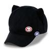 Fashion Brooch Cat Ears Cute Ladies Baseball Cap Outdoor Leisure Cotton Hat Adjustable Hip Hop Caps Sports Hats
