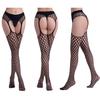 Sexy Women Soft Breathable Fishnet Stockings Tights Hollow Pantyhose Suspenders