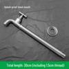 304 Stainless Steel Anti-Freeze Cold Resistant Outdoor Faucet with 4/6-Point Nozzle for Washing Machine