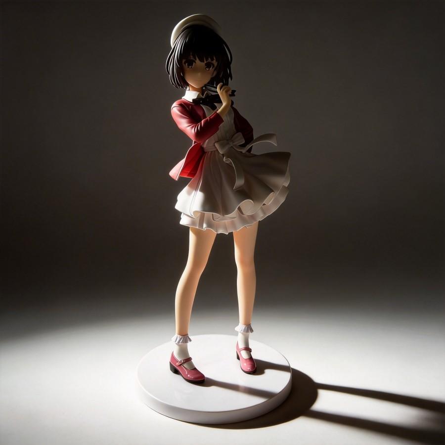 Megumi Kato Standing Version Saenai Heroine no Sodatekata GK Figure Statue Trendy Toy 24cm Collection Decor Gift for Fans