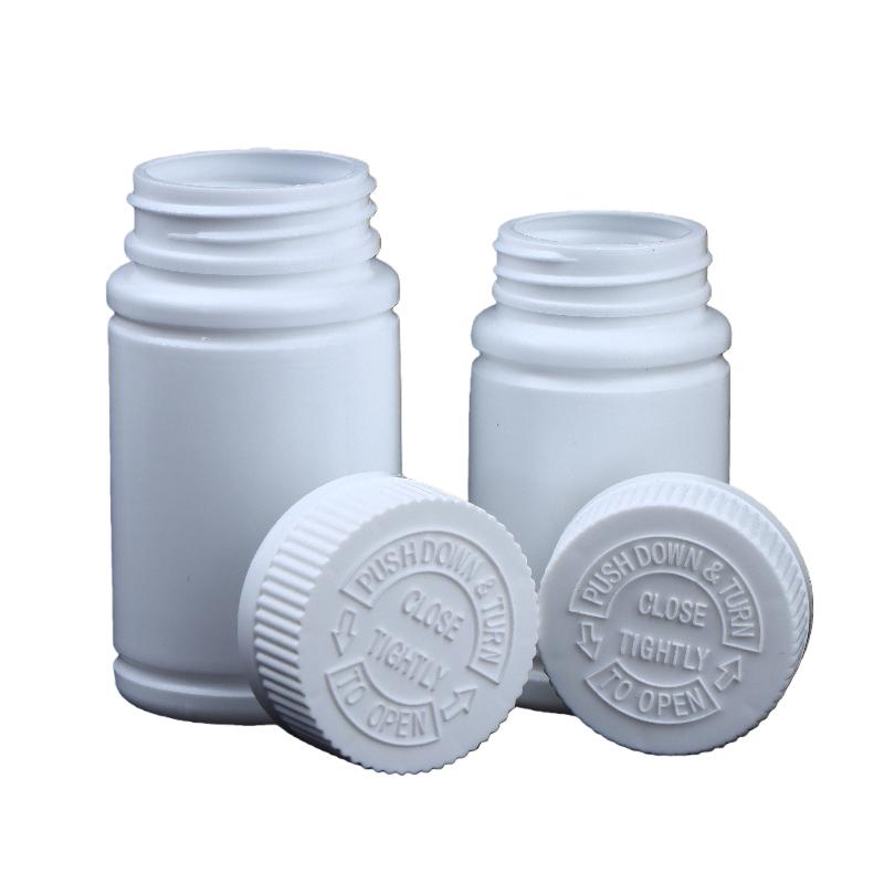 10Pcs 20-225Ml Pill Vials Tablet Capsule Solid Powder Portable Containers Plastic Hdpe White Empty Seal Bottles