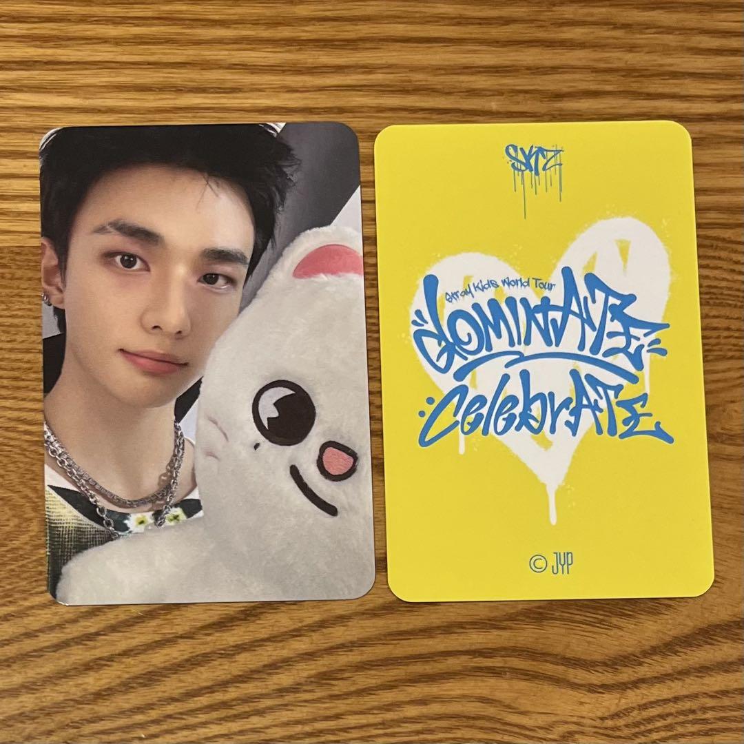 

[Б/У] Stray Kids Celebrate Pop-Up Хёнджин Бонусная торговая карточка за покупку