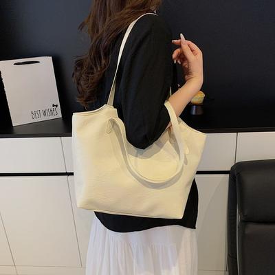 Retro Large-capacity New Versatile Handbag Tote Bag Fashionable Shoulder Underarm Bag Commute To Work