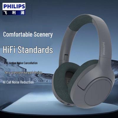 Philips TAH7508 AI Noise-Cancelling Over-Ear Bluetooth Headphones
