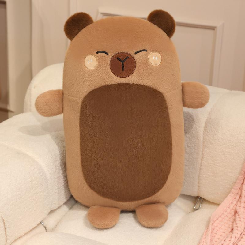 Adorable Animal Throw Pillow Penguin Pig Capybara Seal Cat Stuffed Plushies Toys Home Bedroom Sofa Cushion Birthday Party Gifts