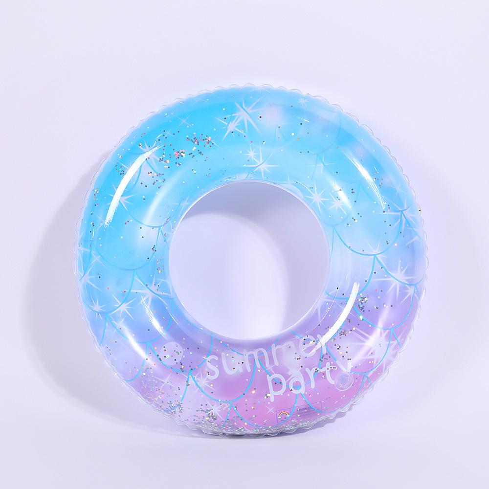 Cartoon Anti-Rollover Thickened PVC Underarm Swimming Ring for Kids - Eco-Friendly and Safe Lifebuoy