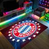 Diseño del Bayern de Múnich Alfombra de Terciopelo de Cristal Acogedora No?Alfombra Estampada Antideslizante Para Dormitorio Sala de Estar Entrada