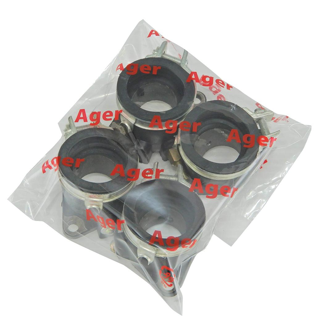 Ager Intake Manifold for Honda CBX400F Inmani Set of 4